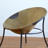 Circle chair in vintage suede 1960s