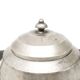 Art Deco sugar bowl, silver-plated brass, tin, Belgium, 1920s