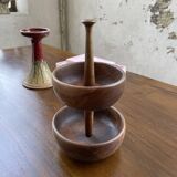 Wooden cocktail dish