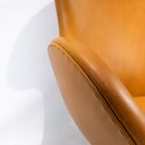 The Egg, model 3316 designed by Arne Jacobsen in 1958 and manufactured by Fritz Hansen.
