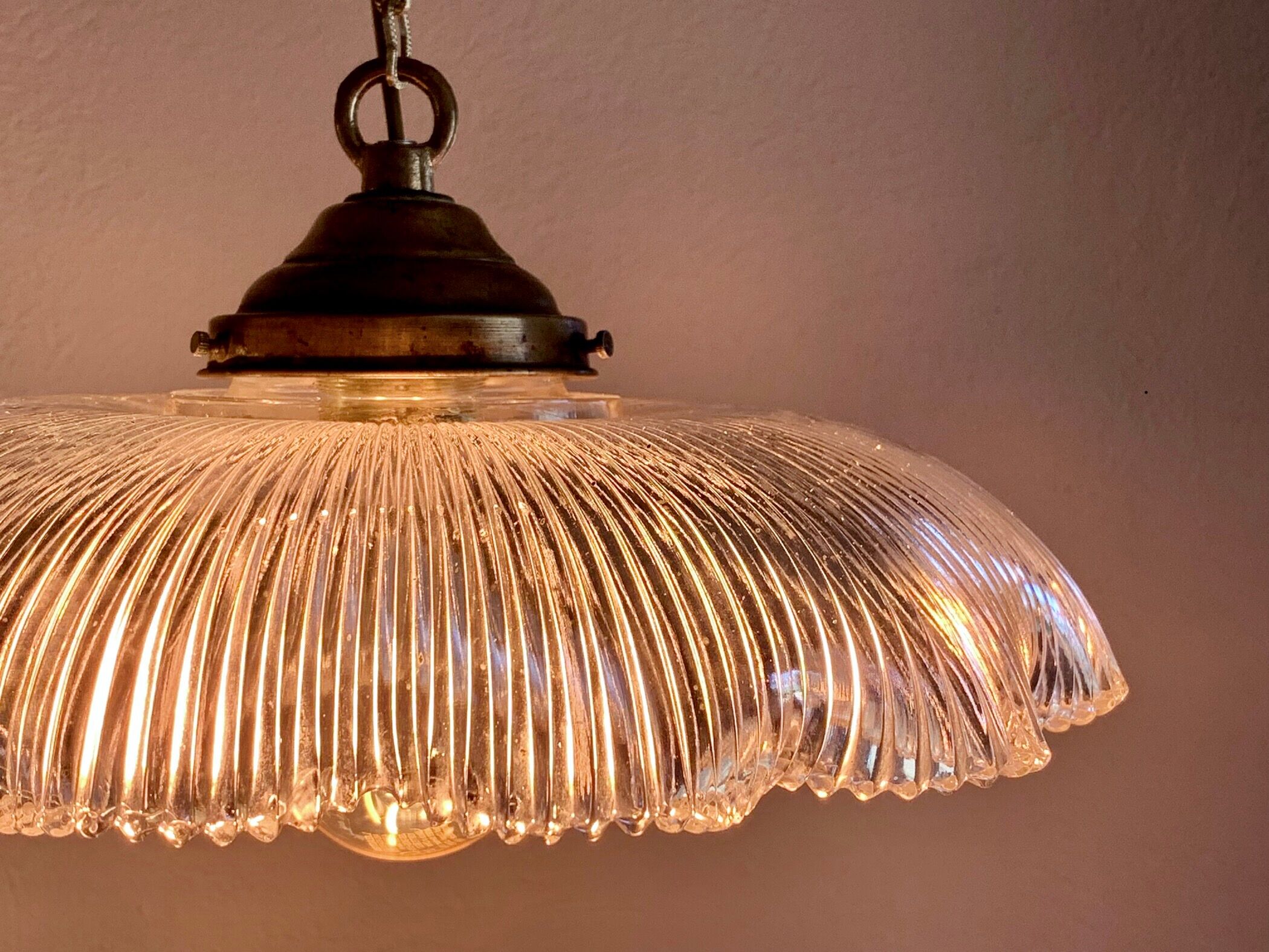 Holophane hanging lamp