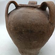 Antique terracotta jug from the 16th century