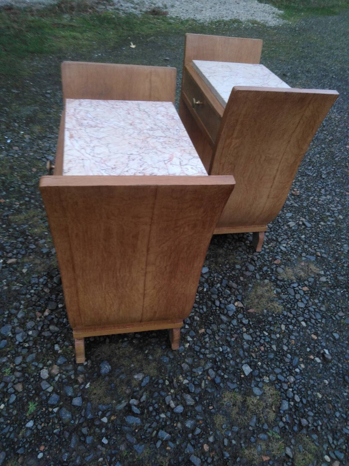 Pair of vintage bedside tables