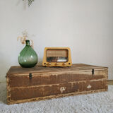 Old wooden trunk