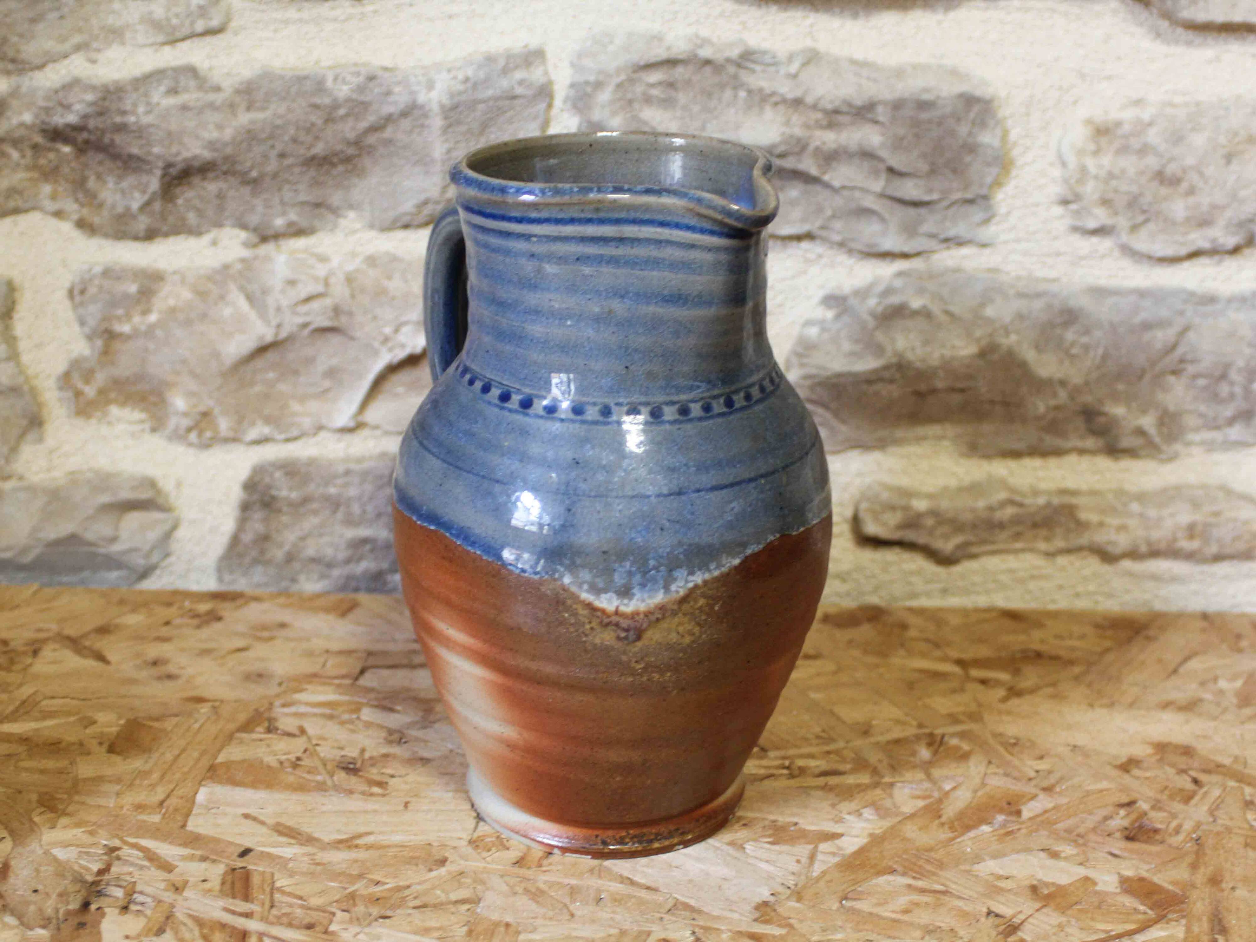 Stoneware jug from Puisaye - Véronique Durey