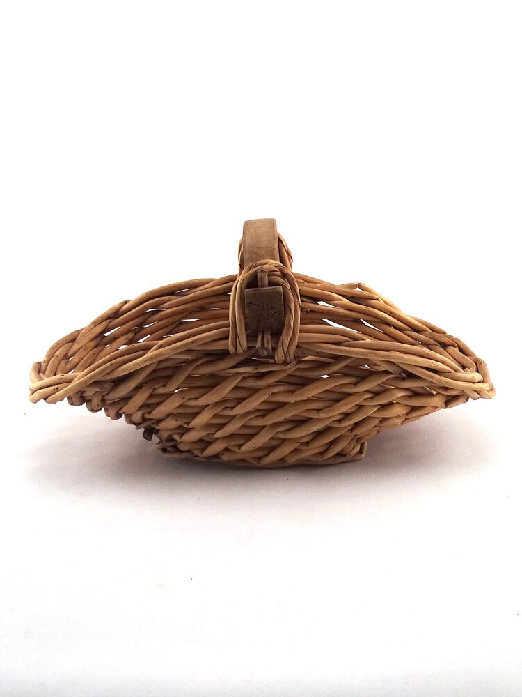 Panier en osier et bois