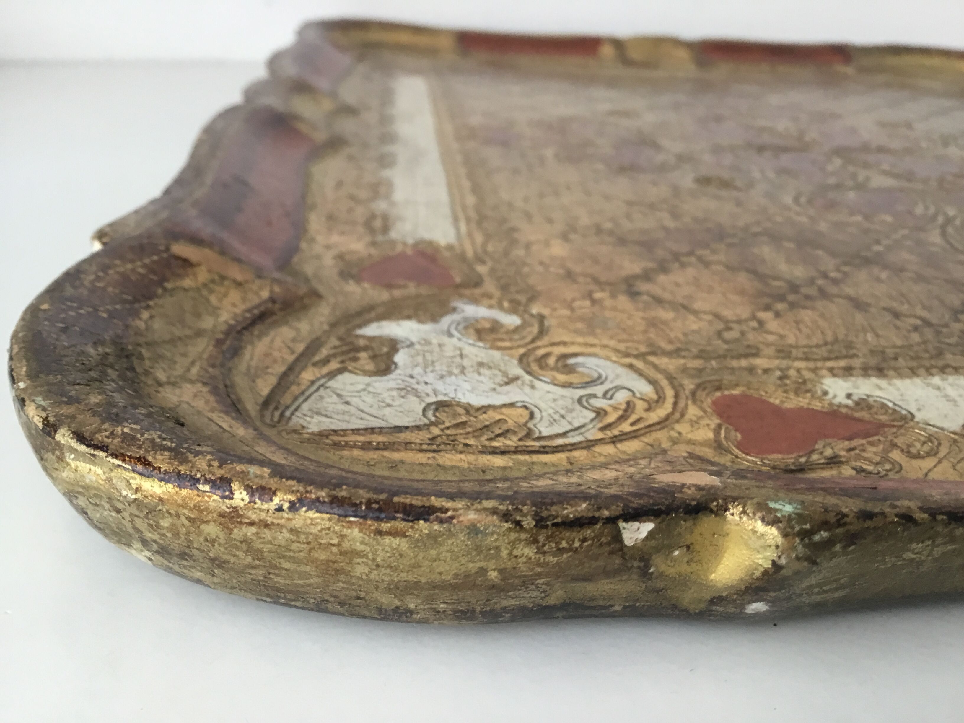 Florentine wooden tray