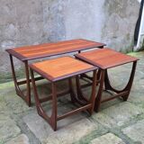GPlan nesting tables in teak from the 1960s.