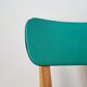 Chaise bistrot années 60 verte