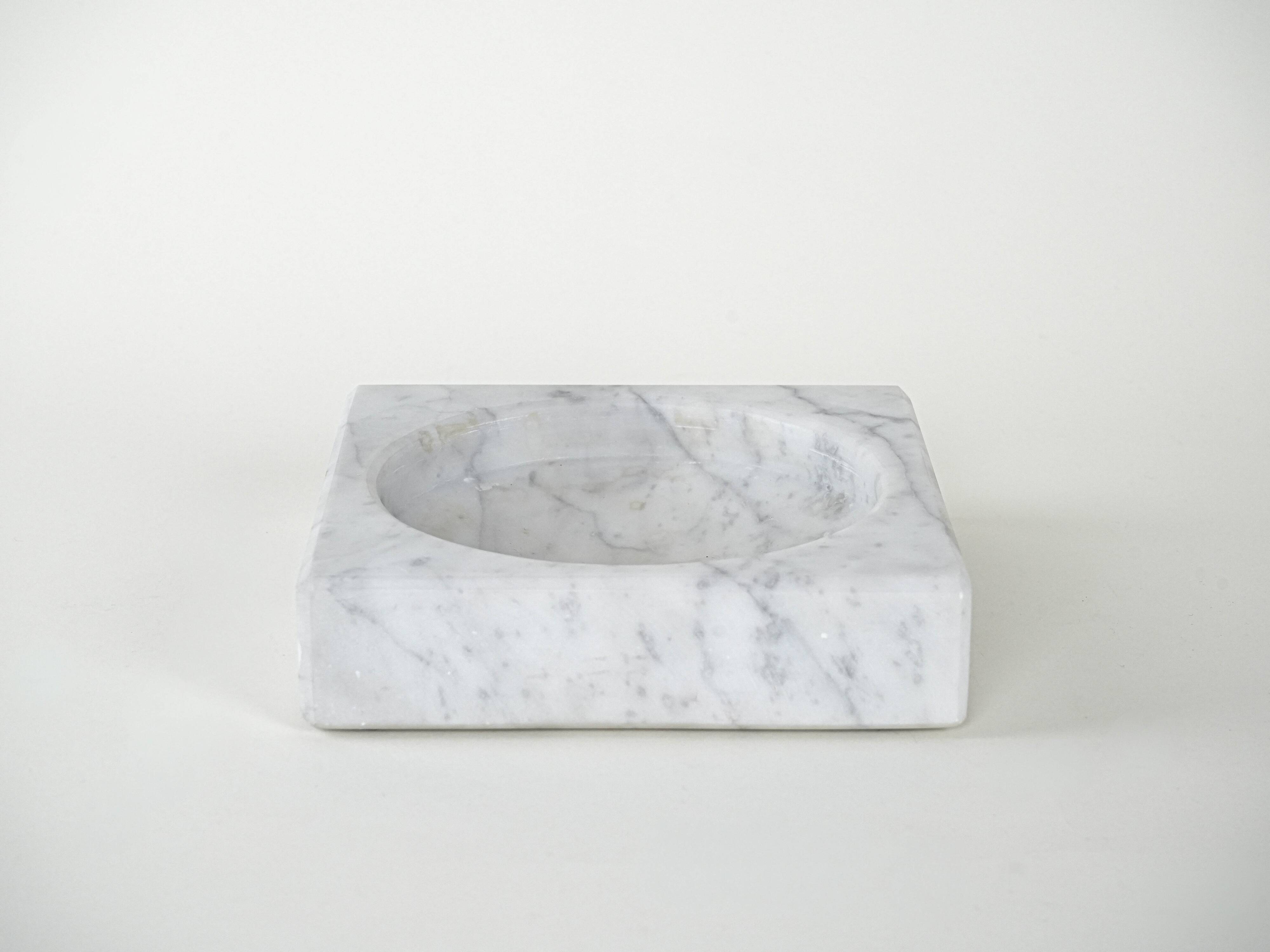 Marble stand, Italian design, 1970s, made in Italy