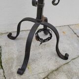 Candelabra floor lamp wrought iron candlestick