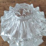 Vintage Chiseled Glass Globes Set