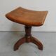 Tabouret de piano vintage en chêne des années 1930