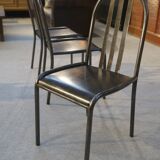 Set of 3 Modernist "Villa Cavrois" model chairs by MALLET STEVENS