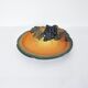 Danish Hand-crafted Art Nouveau Grape Decorated Platter by P. Ipsens Enke