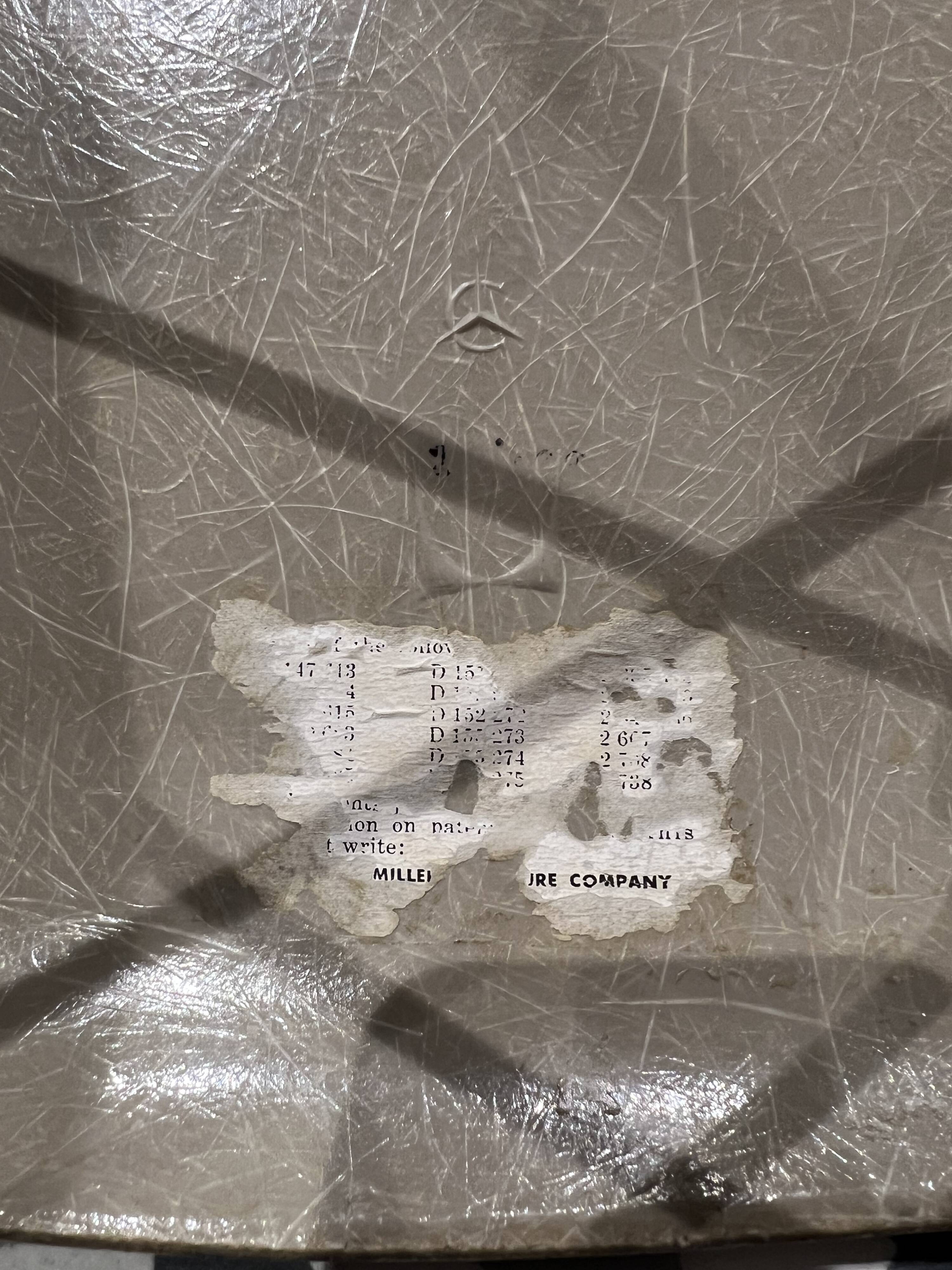 Set of 6 DSW Eames chairs - Herman Miller