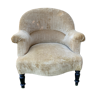 Velvet toad armchair