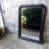 Black Louis Philippe mirror 130 cm × 93 cm