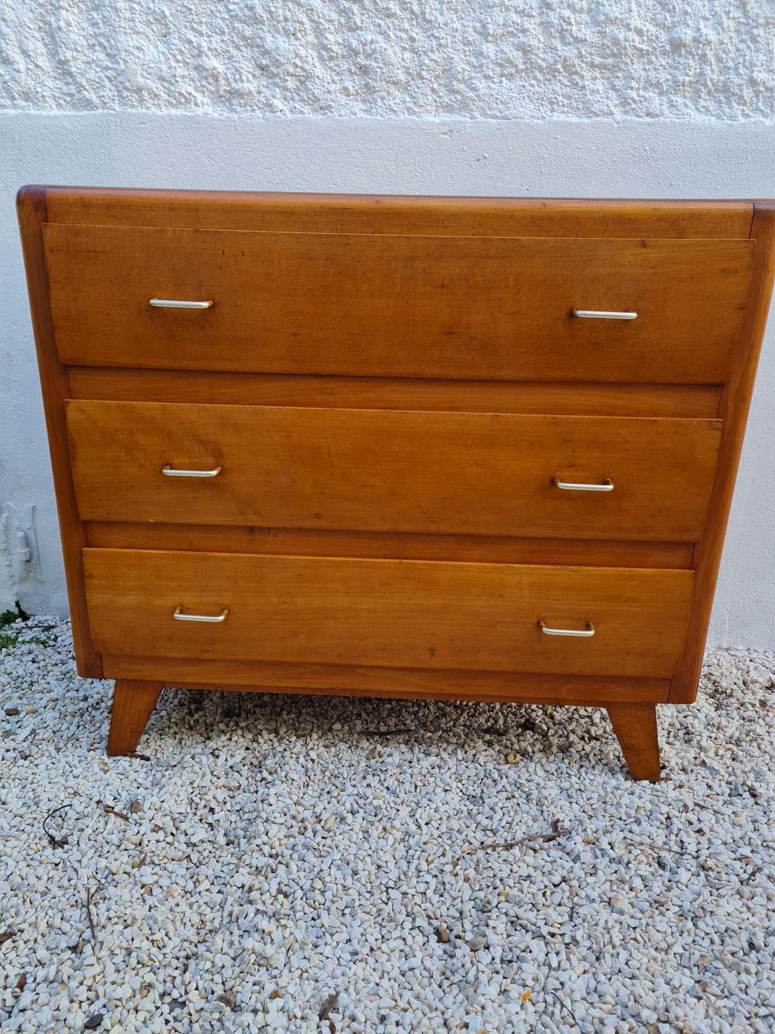 Commode pieds compas 1960