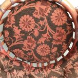 Vintage wicker rattan chair, 60s-70s