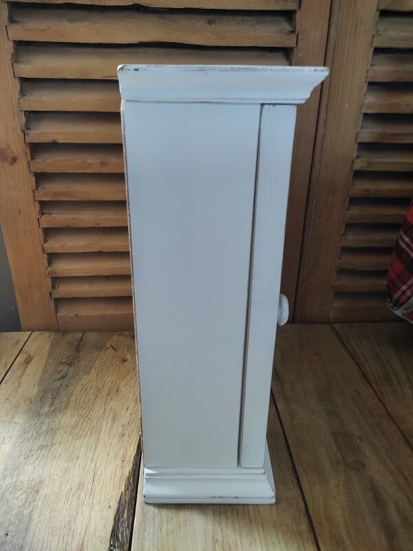Glazed wood cabinet patinated wood dp 0522008