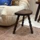 Vintage tripod stool - wooden balls