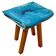 Stool in porcelain & oak by Judith van den Boom, Netherlands, 2012