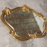 Old gilded wood mirror