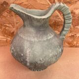 Antique marcelo jornet pitcher green terracotta vintage