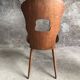4 vintage Baumann bistro chairs, gentian model, 50/60