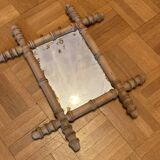 Bamboo barber mirror