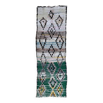 Colorful Boujad Moroccan rug - 80 x 228 cm