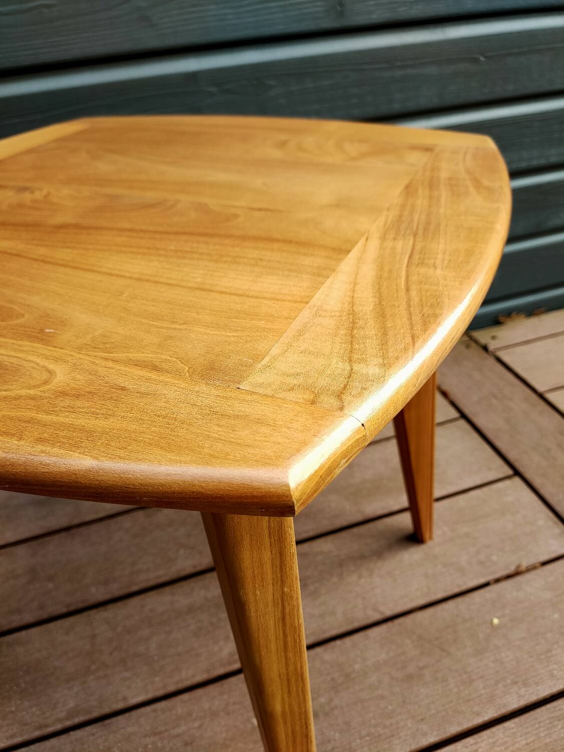 Small Scandinavian table in solid wood