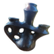 Brutalist ceramic candelabrum.