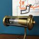 Lampe de notaire doré