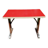 30s/40s bistro table in red formica