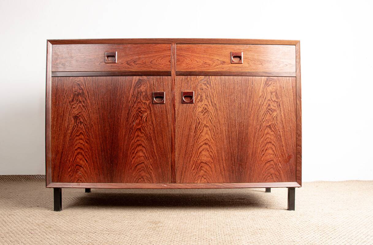 Buffet or small Scandinavian sideboard in rosewood by Erik Brouer 1960.