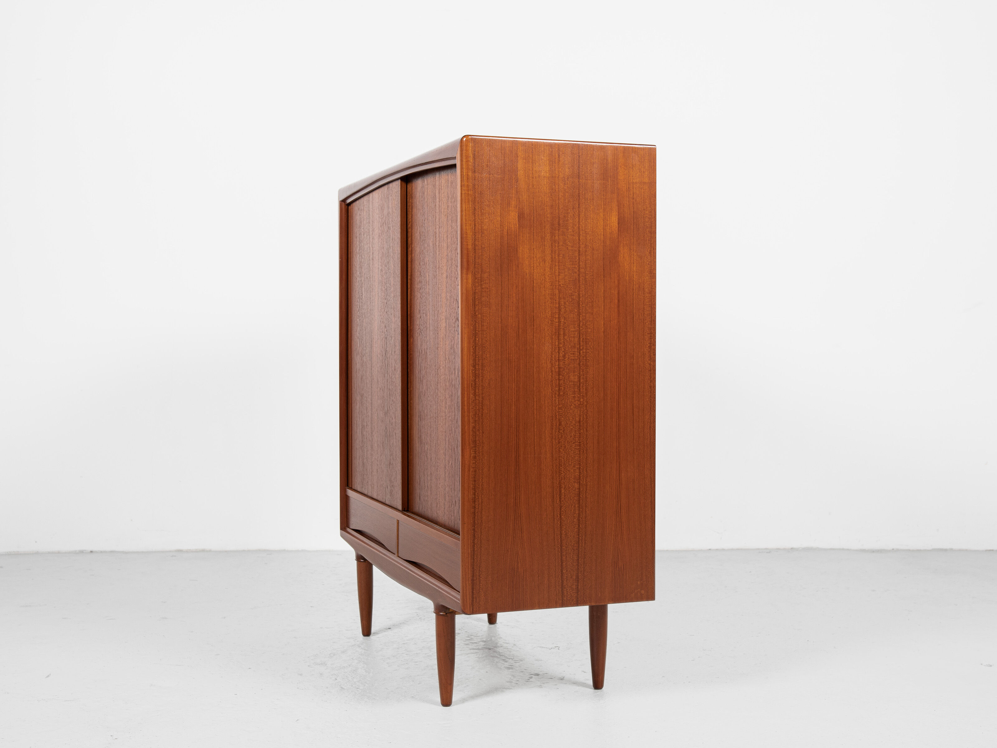 Midcentury Danish higher cabinet in teak by Axel Christensen for ACO Møbler 1960s