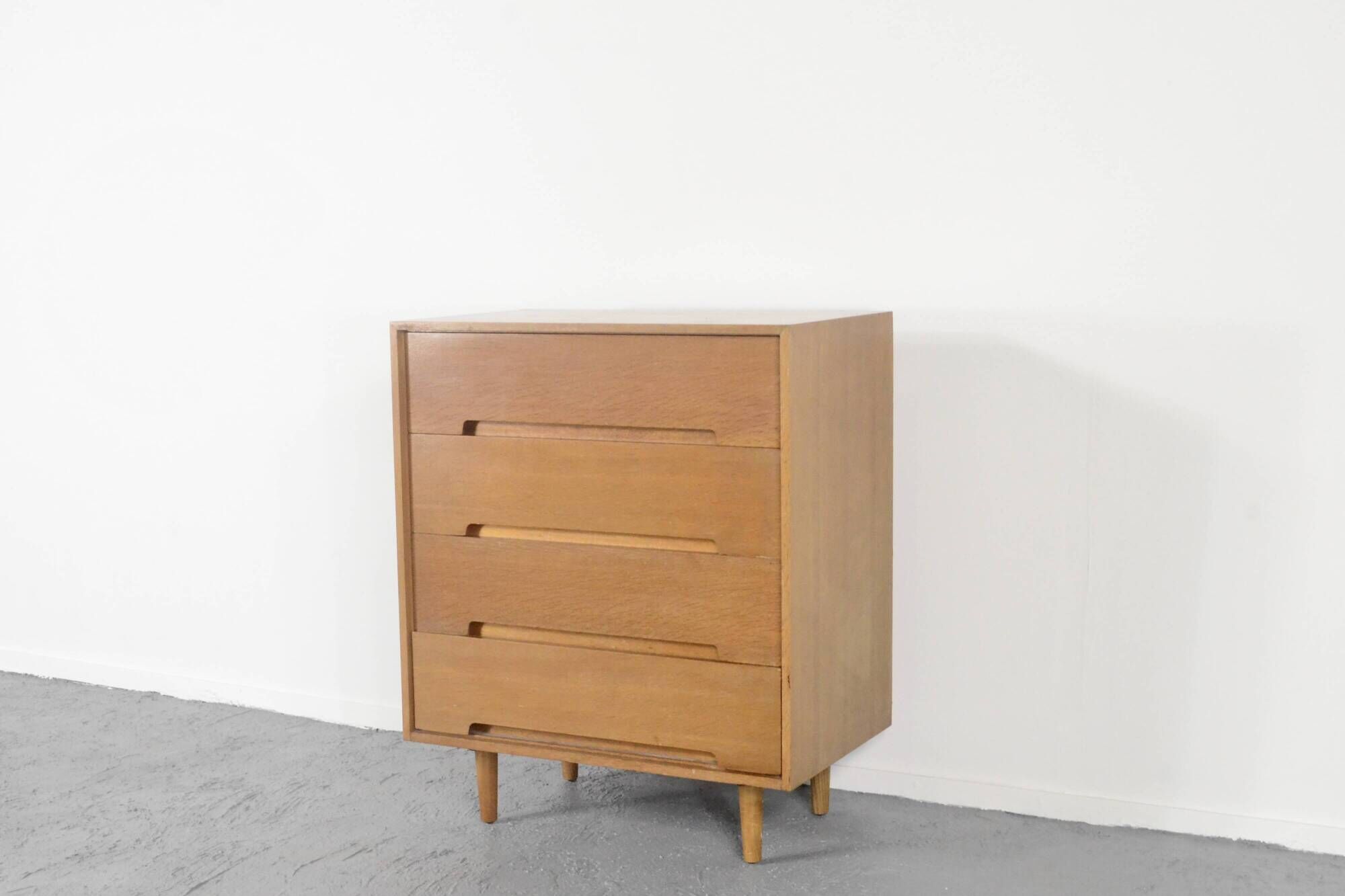 Midcentury Stag C Range Chest Of Drawers By John And Sylvia Reid In Oak. Vi
