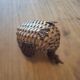 Small basket, vintage wicker basket in the shape of a swan.