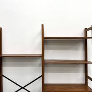 Bibliothèque Moderniste XXL en Pin Massif – Design Années 50 – L164 cm
