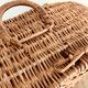 Old woven wicker basket