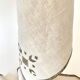 6 linen cotton napkins, embroidered decoration