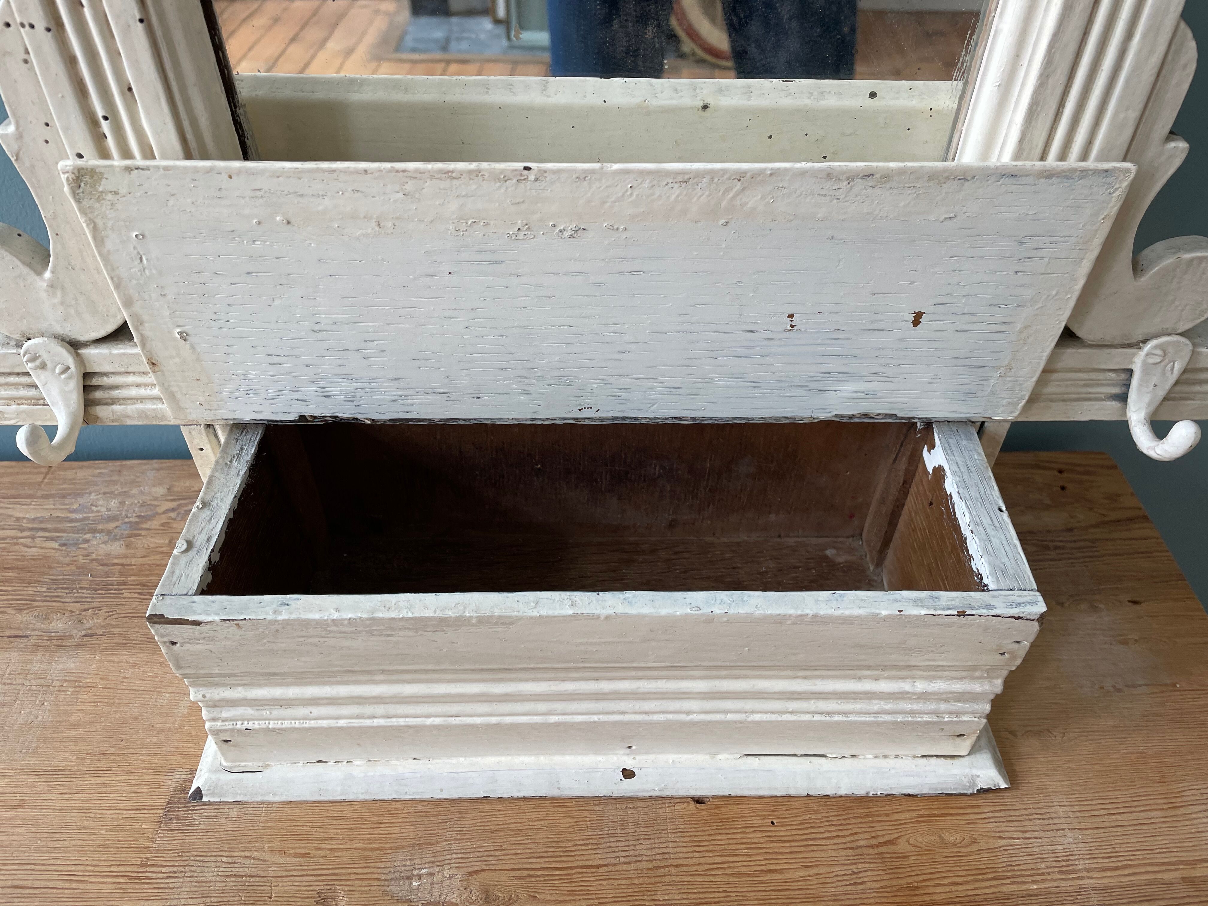 Meuble miroir de toilette vintage