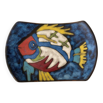 Enameled ceramic empty pocket