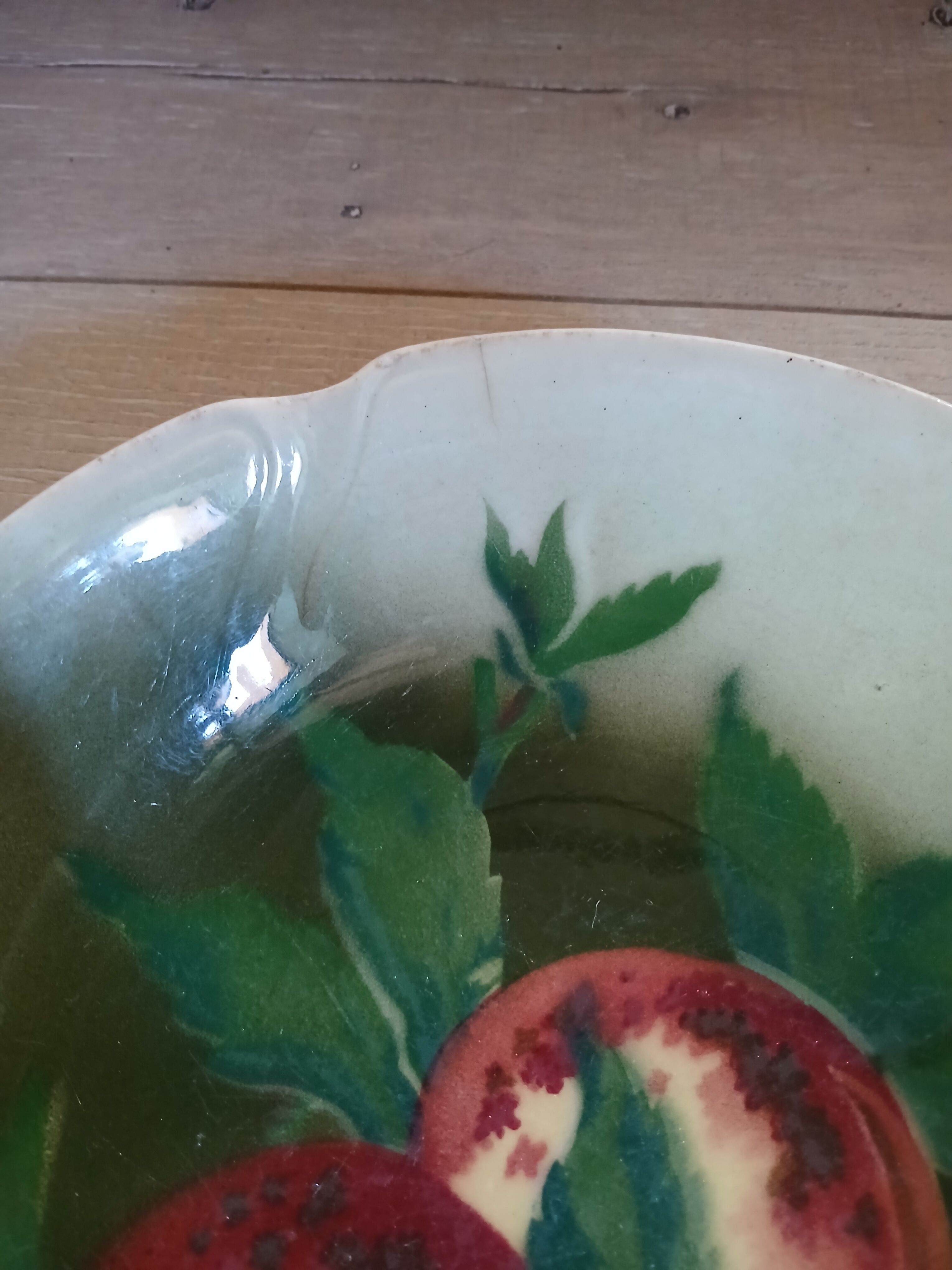 2 very old deep plates