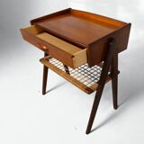 Danish bedside table in teak by Soren Rasmussen - Vintage 1960