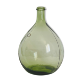 Dame jeanne ancienne 5l vert clair