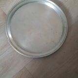 Silver metal tray