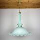 Vintage Murano glass pendant lamp attributed to Venini, Italy, 1970s.